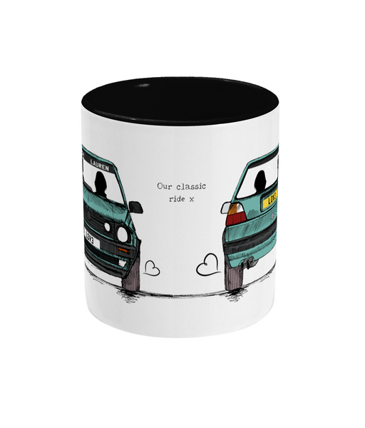 Journey Together™ 80's 'Hot Hatch' personalised mug