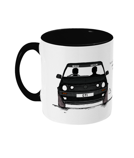 Journey Together™ 80's 'Hot Hatch' personalised mug