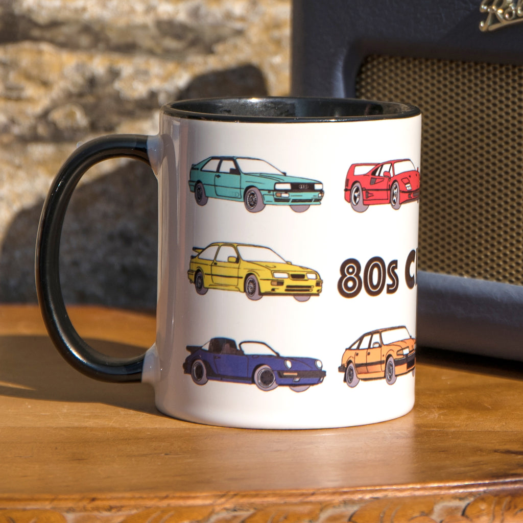 Vintage 80s Auto Car Coffee Travel No Spill Mug 